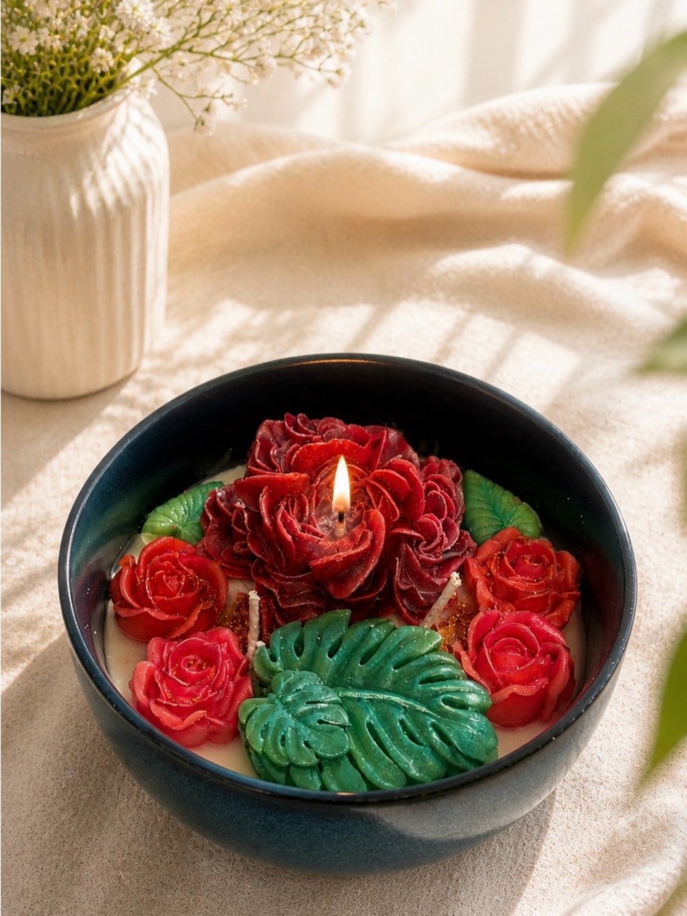 Vanilla Musk Magic: Bloom Where You’re Planted 🕯️in a ceramic bowl ❤️